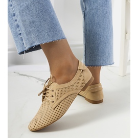 Chaussures ajourées Tapleys beiges 2
