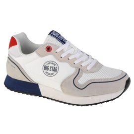 Chaussures Big Star Femme JJ274280 blanche gris 1 Chaussures Big Star Femme JJ274280 blanche gris 1