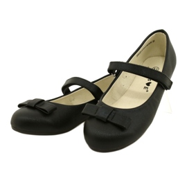 EVE Ballerines Noires Avec Noeud Velcro MISSE le noir 2 EVE Ballerines Noires Avec Noeud Velcro MISSE le noir 2