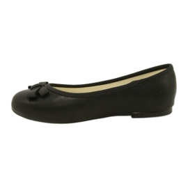 Ballerines noires avec nœud noir 1