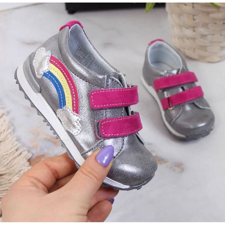 Chaussures à scratch Kornecki Jr KOR6775A argent 1