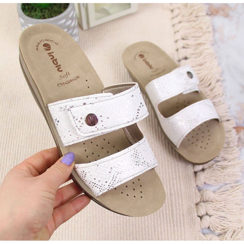 Velcro Inblu W ARC10A blanc blanche 1