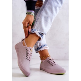 Baskets Légères Femme Big Star JJ274264 Gris rose 2