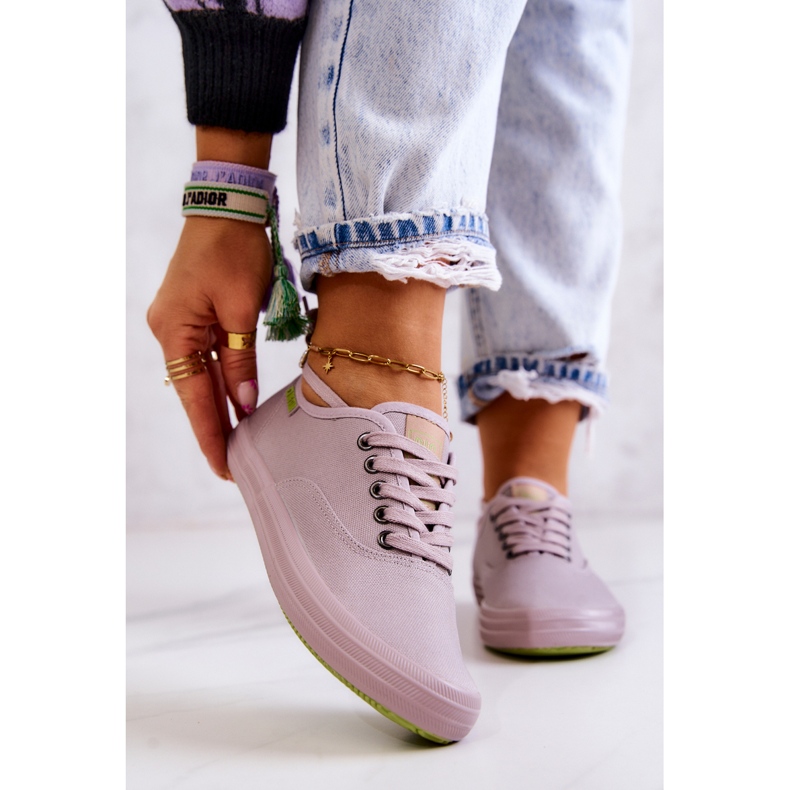 Baskets Légères Femme Big Star JJ274264 Gris rose 1