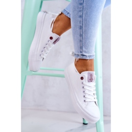 Baskets Classiques Cross Jeans JJ2R4017C Blanc blanche 8