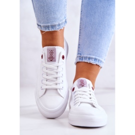 Baskets Classiques Cross Jeans JJ2R4017C Blanc blanche 4