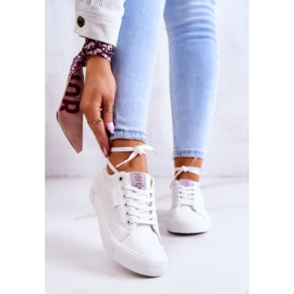 Baskets Femme Cross Jeans JJ2R4043C Blanc blanche 1
