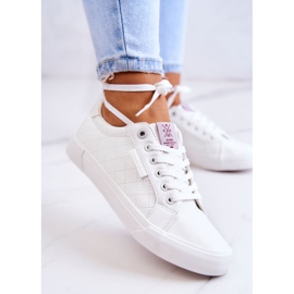 Baskets Femme Cross Jeans JJ2R4043C Blanc blanche 2