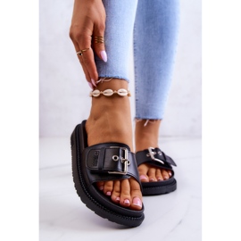 Chaussons Classiques Avec Boucle Big Star JJ274A307 Noir 1