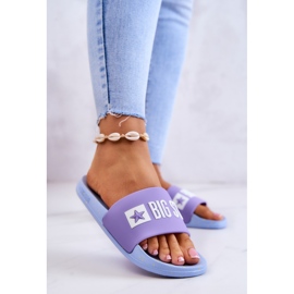 Chaussons Femme Big Star JJ274A525 Violet-Bleu 2 Chaussons Femme Big Star JJ274A525 Violet-Bleu 2