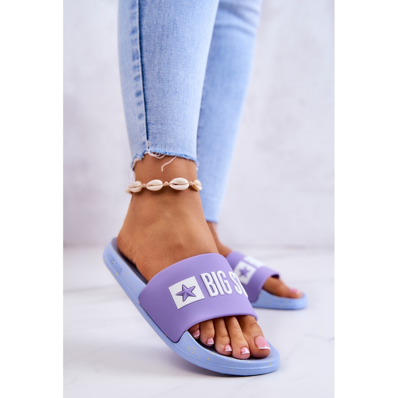 Chaussons Femme Big Star JJ274A525 Violet-Bleu 2 Chaussons Femme Big Star JJ274A525 Violet-Bleu 2