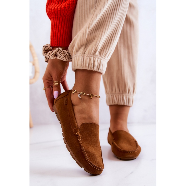 Mocassin Femme Daim Big Star JJ274660 Camel brun 2