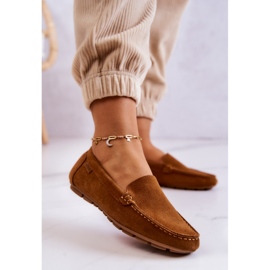 Mocassin Femme Daim Big Star JJ274660 Camel brun 1