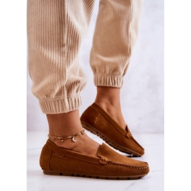 Mocassin Femme Daim Big Star JJ274660 Camel brun 3