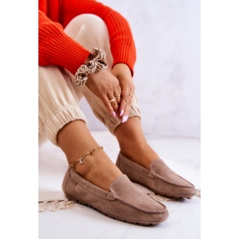 Mocassins Femme Daim Big Star JJ274658 Cappuccino beige brun 2 Mocassins Femme Daim Big Star JJ274658 Cappuccino beige brun 2