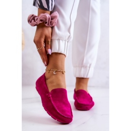 Mocassins Femme Daim Big Star JJ274656 Fuchsia rose 1