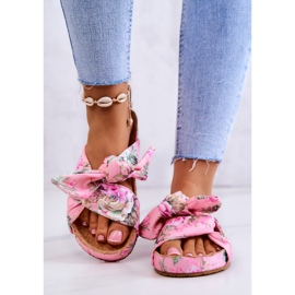 Chaussons Classiques Avec Fleurs Big Star JJ274702 Rose multicolore 2 Chaussons Classiques Avec Fleurs Big Star JJ274702 Rose multicolore 2