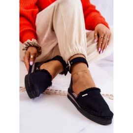 Espadrilles Femme Avec Boucle Big Star JJ274888 Noir 2