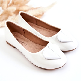 Vinceza Ballerines Enfant Laquées Avec Coeur Blanc Corty blanche 1 Vinceza Ballerines Enfant Laquées Avec Coeur Blanc Corty blanche 1
