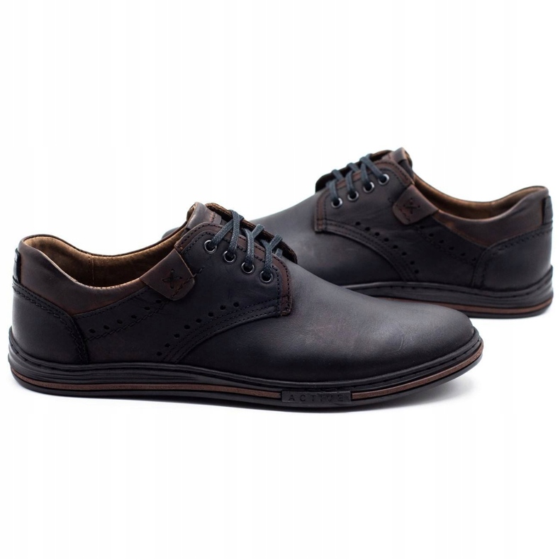 Polbut Chaussures décontractées pour hommes 402 noir 3