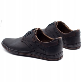 Polbut Chaussures décontractées pour hommes 402 noir le noir 4