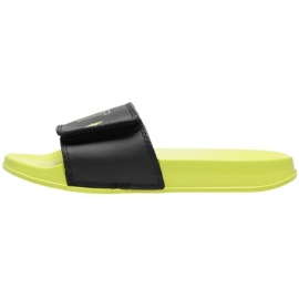 4F Jr HJL22 JKLM002 72N pantoufles le noir vert 2