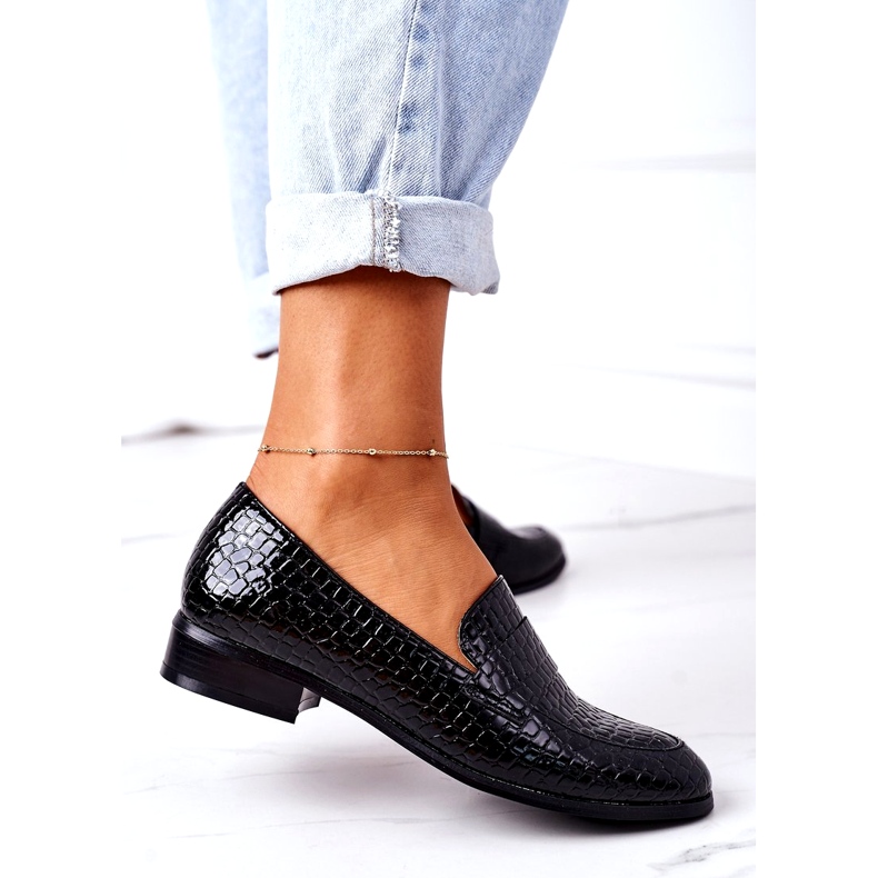 Mocassins Laqués Vinceza 21-10674 Noir 3