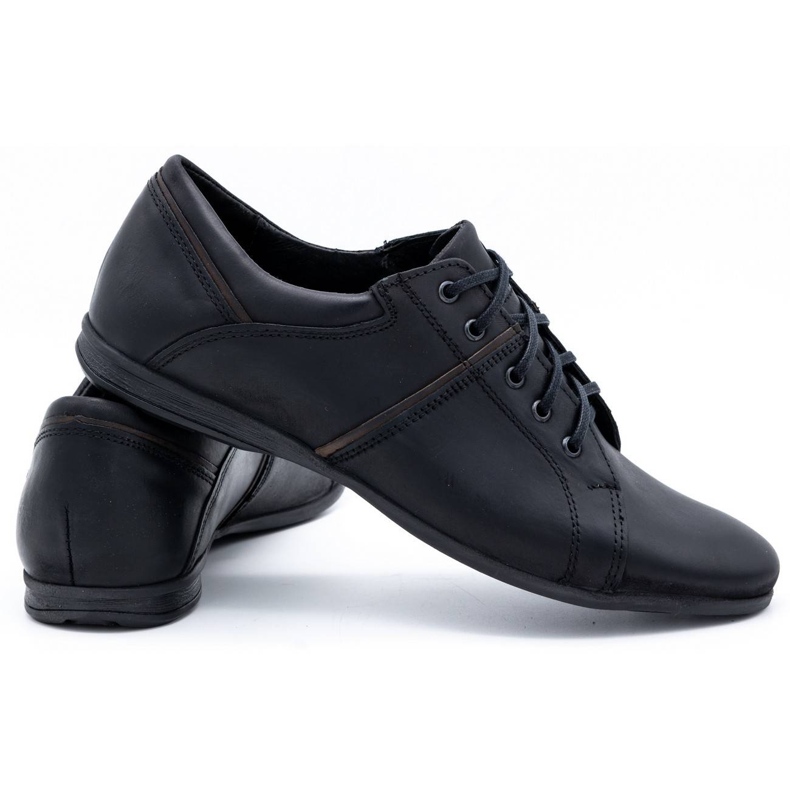 Polbut Chaussures homme noires C25 3