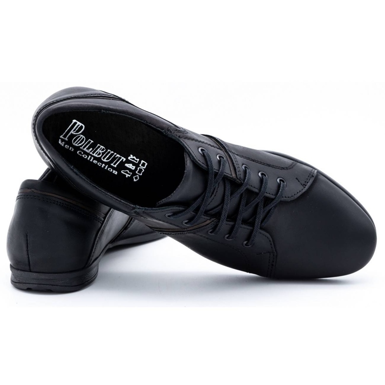 Polbut Chaussures homme noires C25 le noir 4