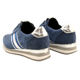 M.Daszyński Chaussures de sport pour femmes bleues MR2169 5 M.Daszyński Chaussures de sport pour femmes bleues MR2169 5