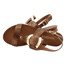 M.Daszyński Zlote Kołko Daszyński MR1958-10 sandales, marron métallisé brun 4 M.Daszyński Zlote Kołko Daszyński MR1958-10 sandales, marron métallisé brun 4