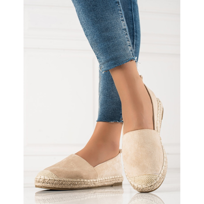Bestelle Espadrilles En Daim Beige 2