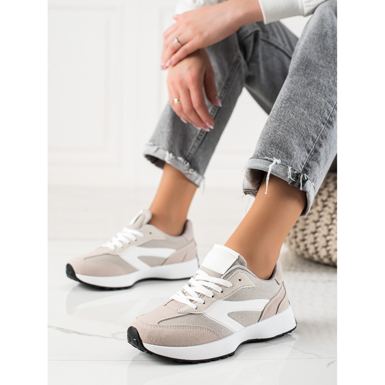 TRENDI Chaussures de sport classiques beige 1 TRENDI Chaussures de sport classiques beige 1