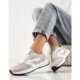 TRENDI Chaussures de sport classiques beige 2