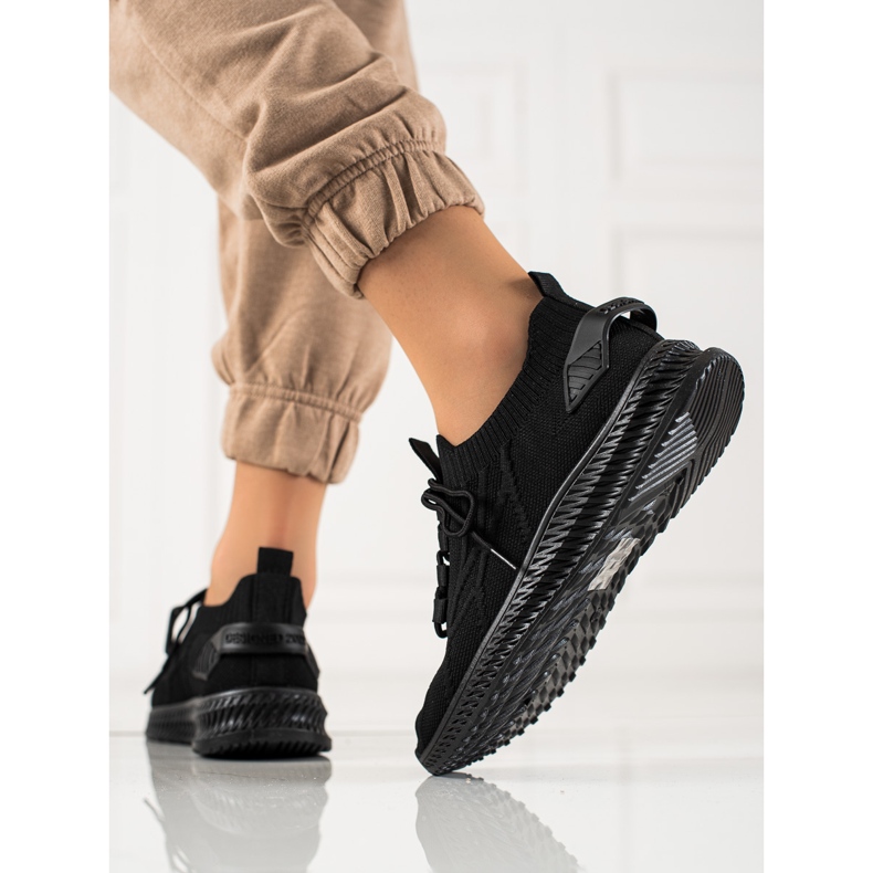 TRENDI Chaussures de sport à la mode noir 2