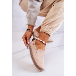 Espadrilles Femme Slip-On Big Star JJ276001 Beige 1 Espadrilles Femme Slip-On Big Star JJ276001 Beige 1