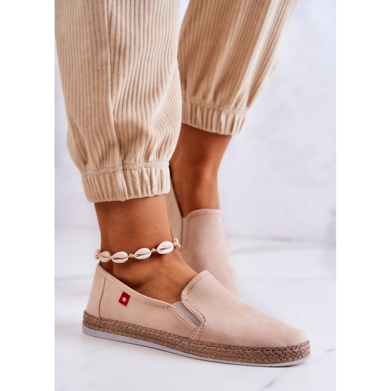 Espadrilles Femme Slip-On Big Star JJ276001 Beige 2 Espadrilles Femme Slip-On Big Star JJ276001 Beige 2