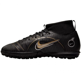 Chaussures de football Nike Mercurial Superfly 8 Academy Tf Jr DJ2864 054 noir noir 1