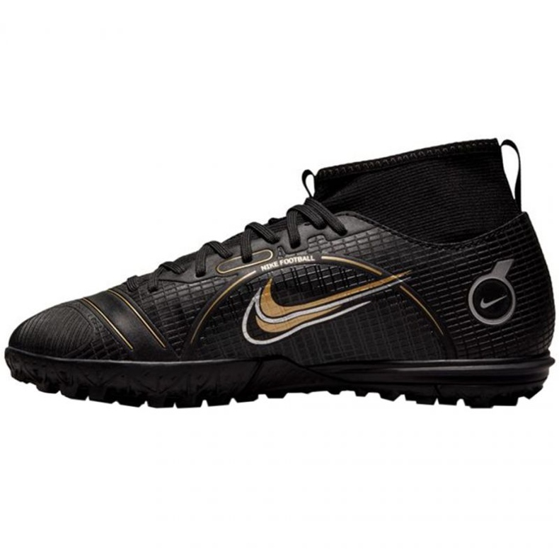 Chaussures de football Nike Mercurial Superfly 8 Academy Tf Jr DJ2864 054 noir noir 1