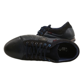 Lemar Chaussures cuir homme 1615 bleu marine 5