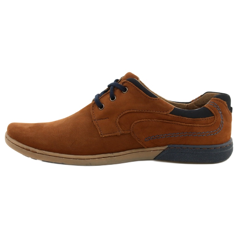 KOMODO Chaussures décontractées pour hommes 861L DK.Camel brun 1