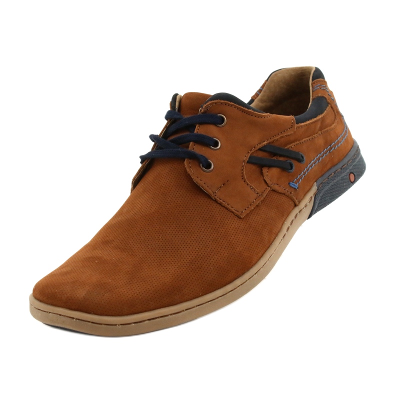 KOMODO Chaussures décontractées pour hommes 861L DK.Camel brun 3