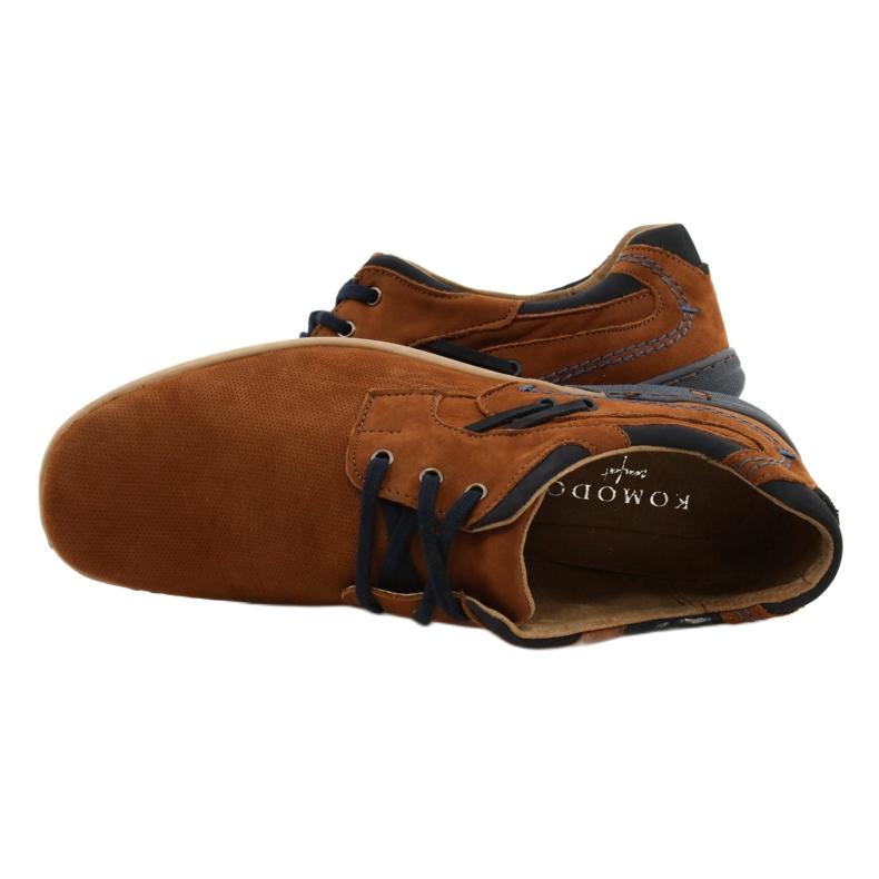 KOMODO Chaussures décontractées pour hommes 861L DK.Camel brun 5
