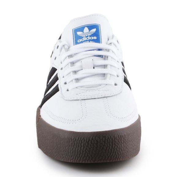 Chaussures Adidas Sambarose W AQ1134 blanche le noir 2