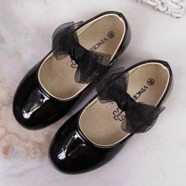 Ballerines velcro à nœud Vinceza Jr JAN100A noir le noir 4