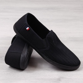 Baskets ajourées Atletico M ATC312A noires 1