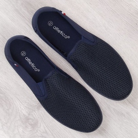 Baskets ajourées Atletico M ATC312B bleu marine 2