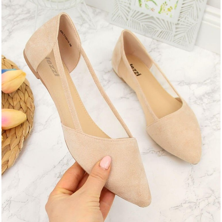 Ballerine Spitz Jezzi W EVE59B beige 1