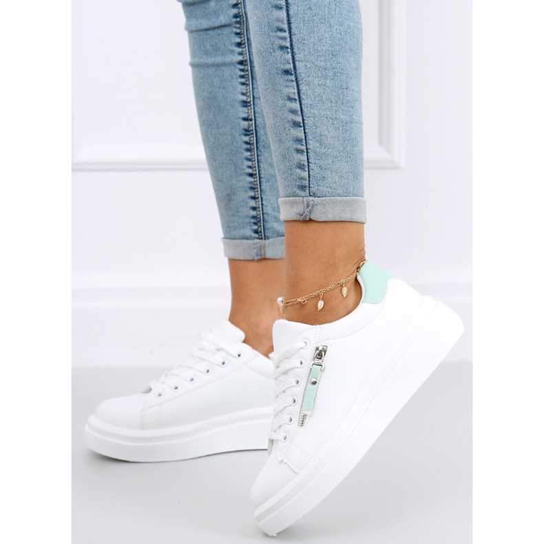 Baskets femme Lerato BLANC / VERT blanche 1