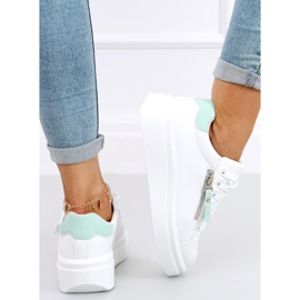 Baskets femme Lerato BLANC / VERT blanche 2
